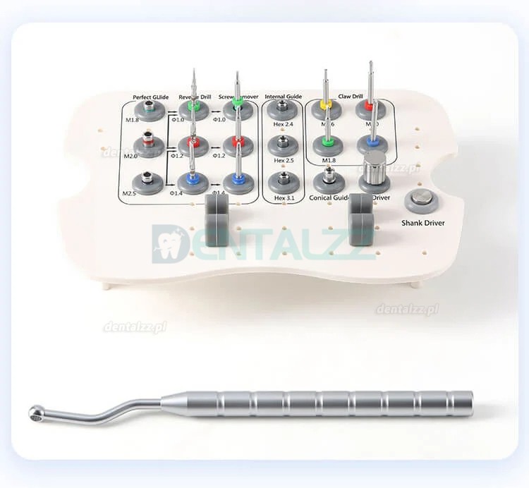 Uniwersalny Zestaw do Usuwania Śrub Implantologicznych Ekstraktor Śrub
